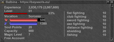 Signature for player Balbina