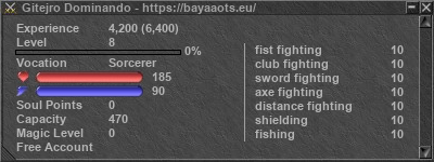 Signature for player Gitejro Dominando