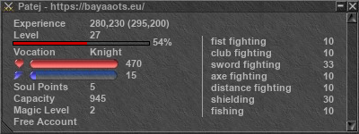 Signature for player Patej