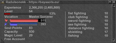 Signature for player Radulsonekk