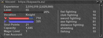 Signature for player Vincent